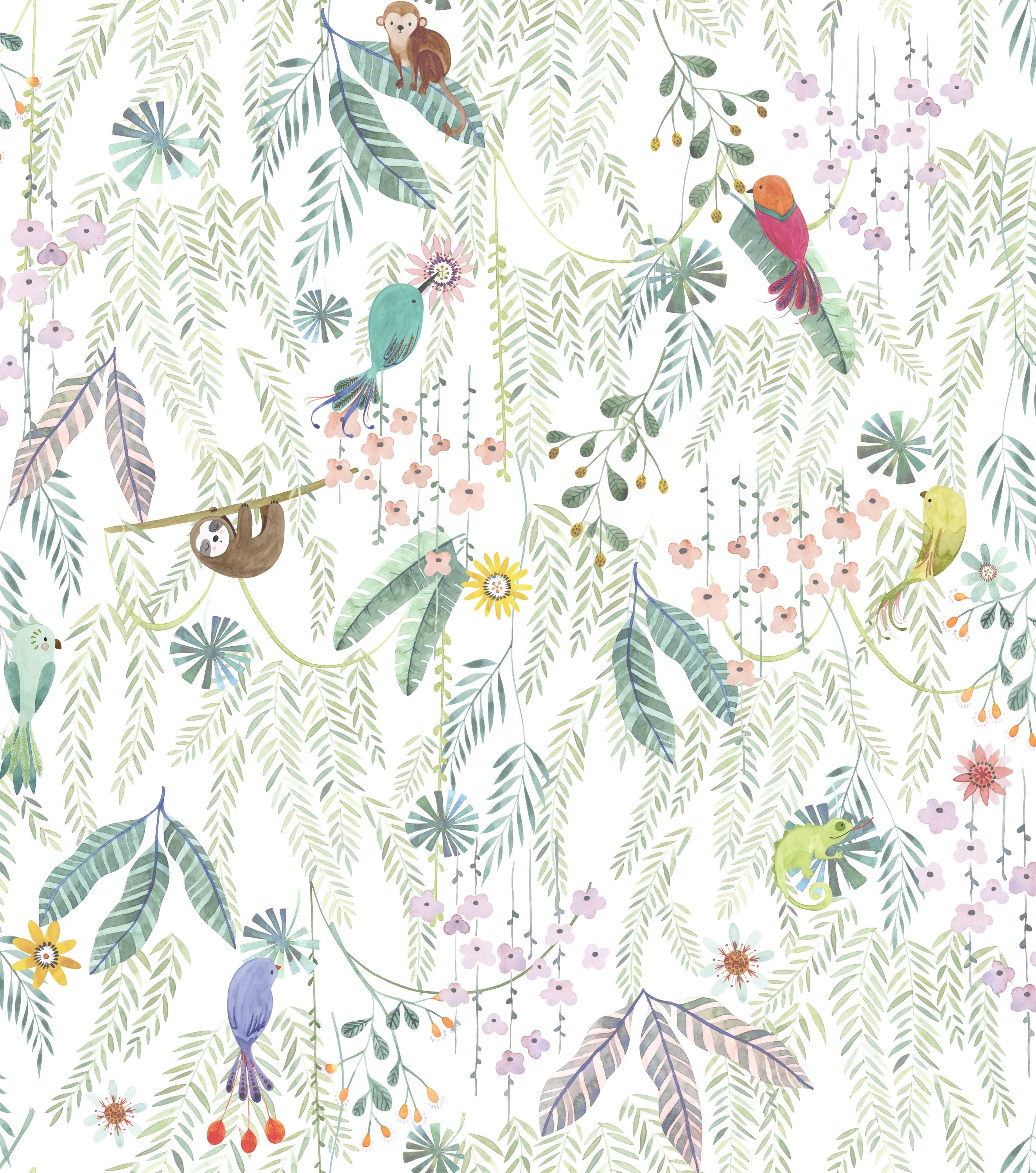 Papel pintado infantil - TROPICAL FOREST