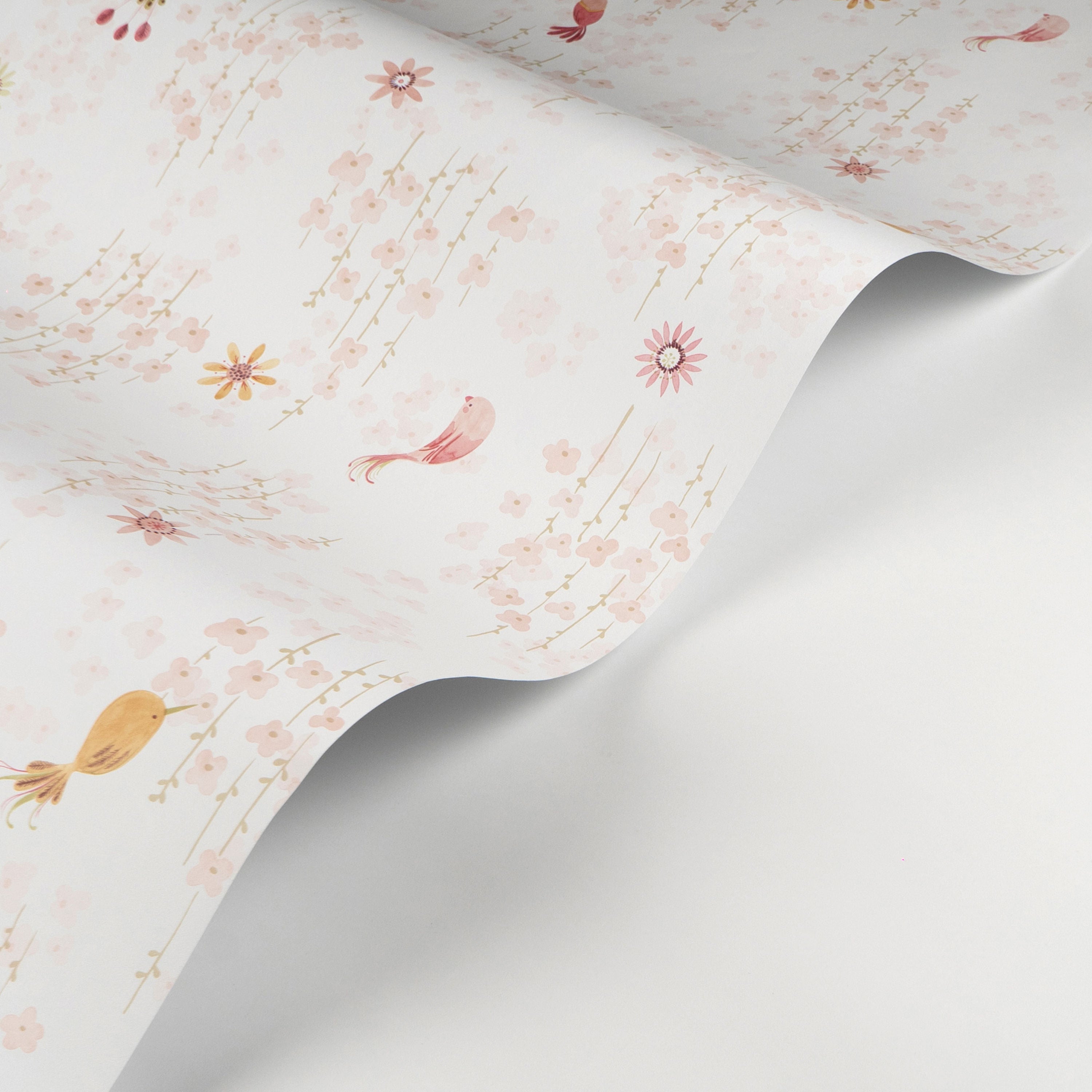 Papel pintado infantil - TROPICAL BIRDS