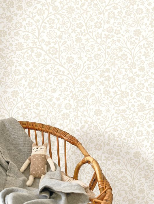 Papel pintado infantil - POETIC FLOWERS