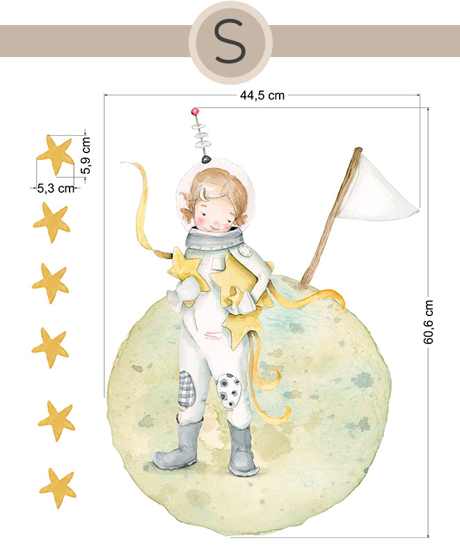 ASTRONAUTA I Vinilo infantil personalizable