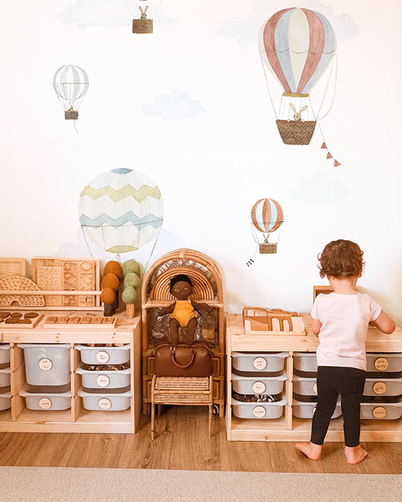 Mural infantil Panorámico - TRAVEL AROUND THE WORLD