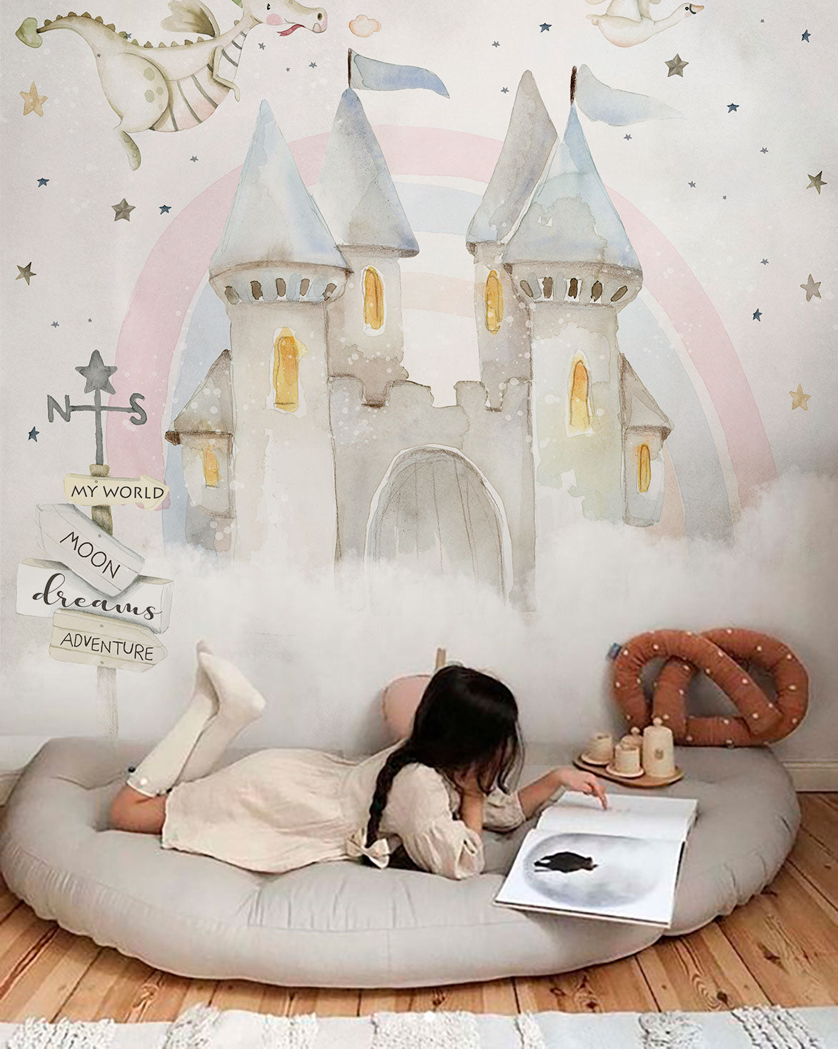 CASTILLO FANTASY WORLD Mural de papel pintado