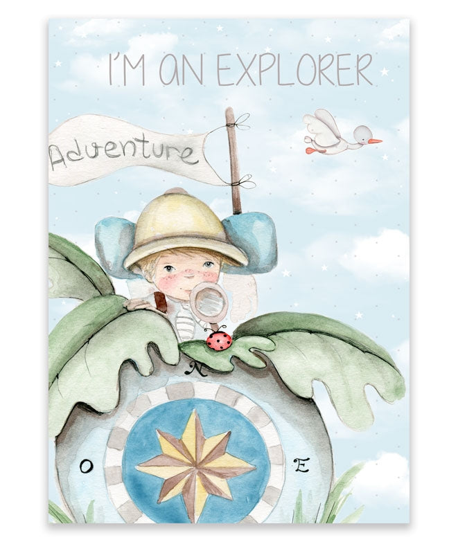 Cuadro infantil EXPLORADOR 