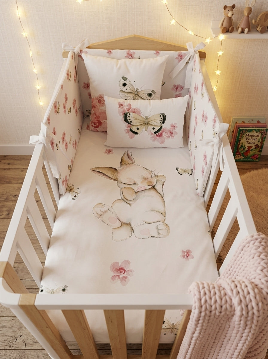 WHITE BUNNY Duvet Cover
