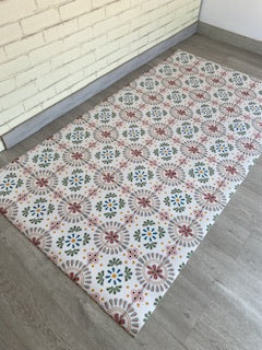STK Floral III  Alfombra vinílica 96x181 cm | [variant_title] | Perfecta para la habitación de tus hijos | Il Mondo di Alex