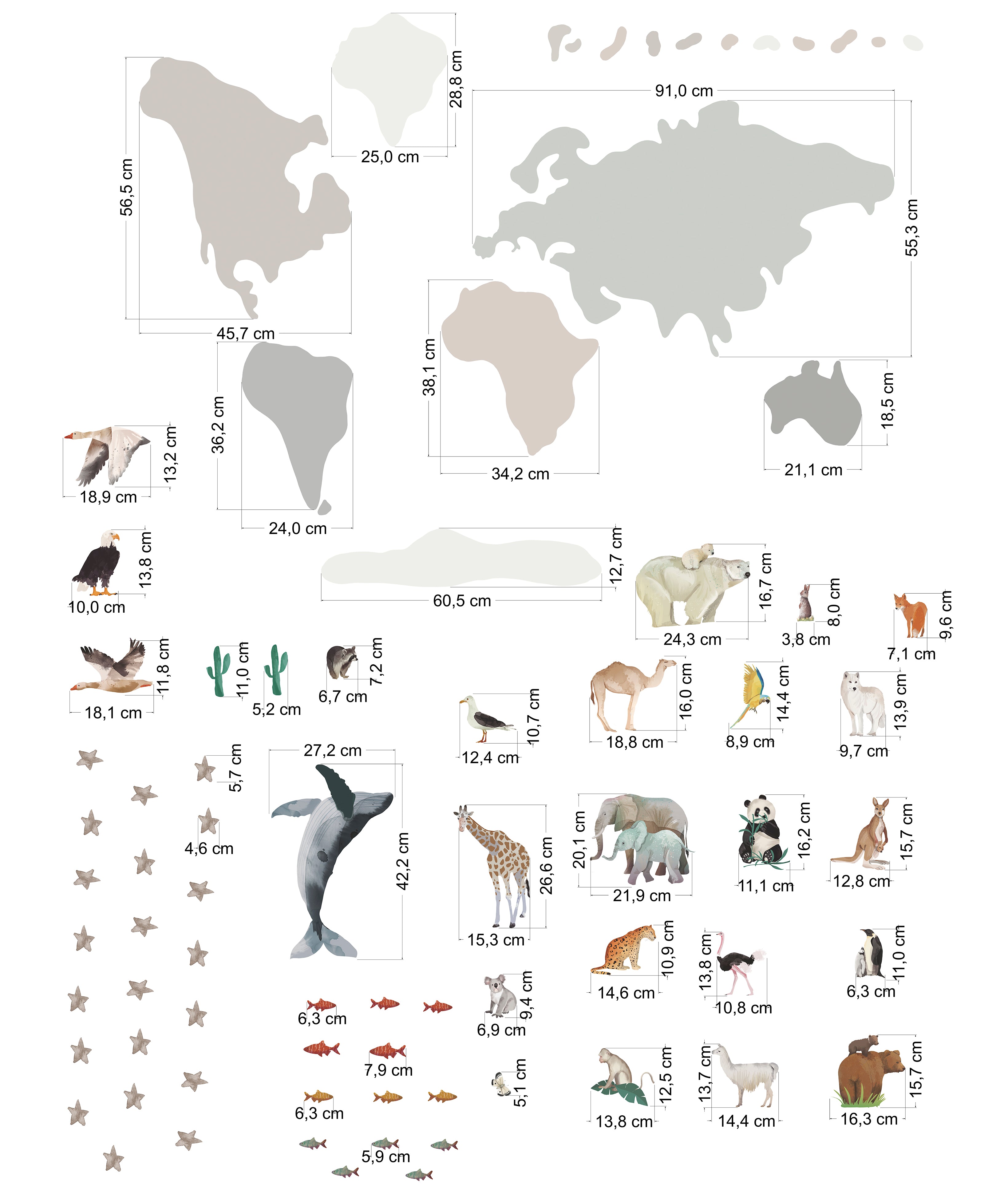 Mapa Mundi Infantil I