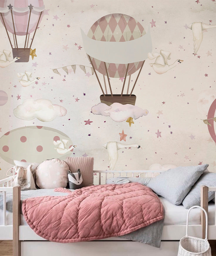 GLOBOS AROUND THE WORLD IV Mural de papel pintado