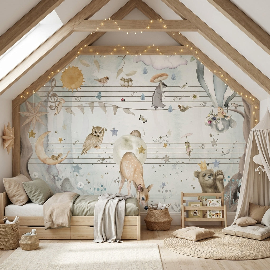 THE MAGIC OF THE FOREST Wallpaper mural