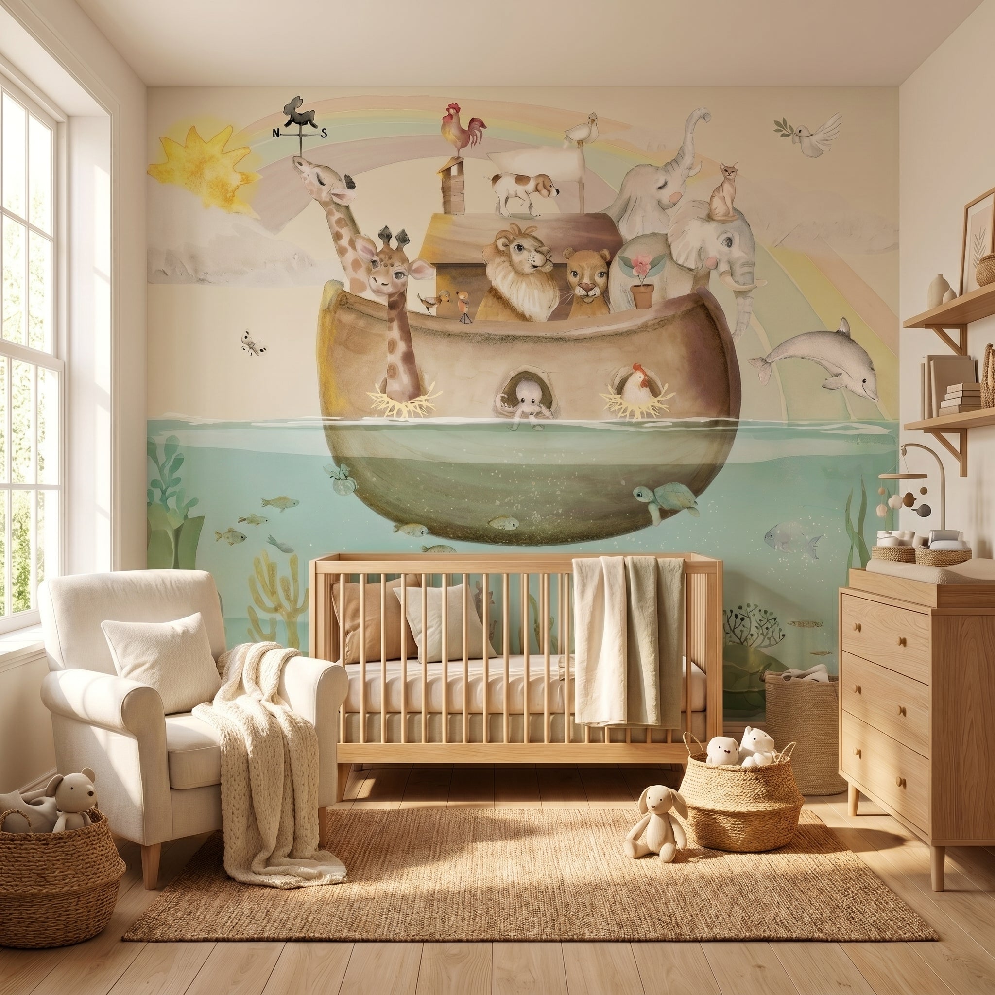 ARCA DE NOÉ Mural de papel pintado