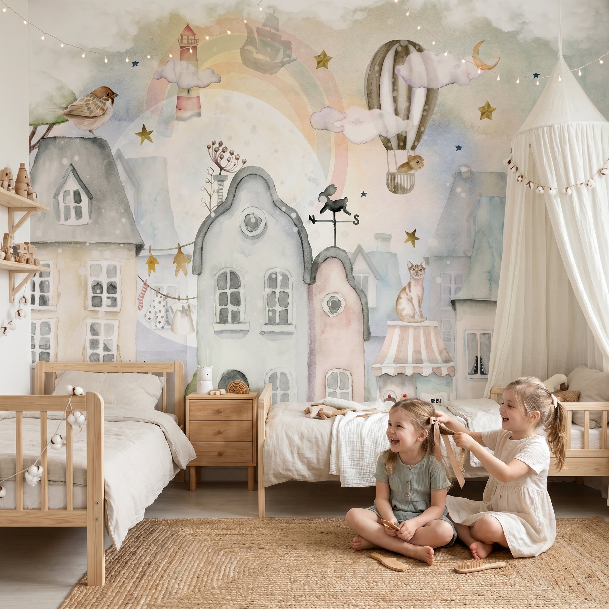 FANTASY STREET Mural de papel pintado