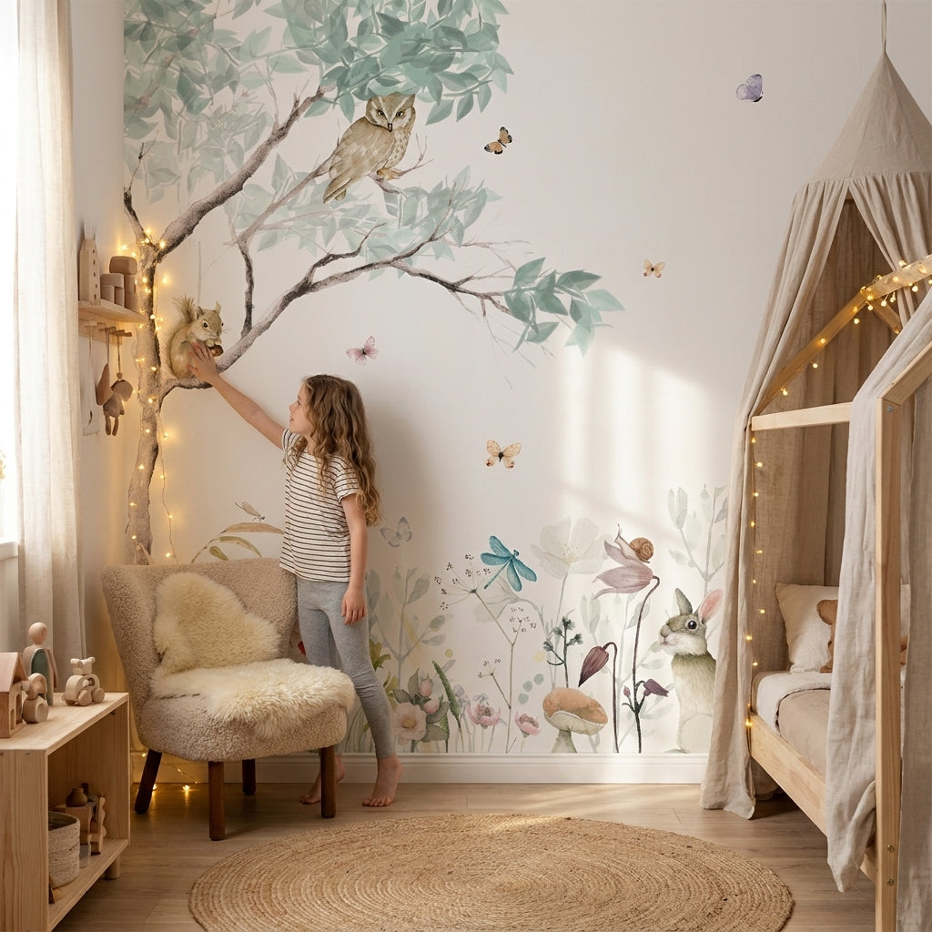 WILDFLOWERS III Wallpaper mural