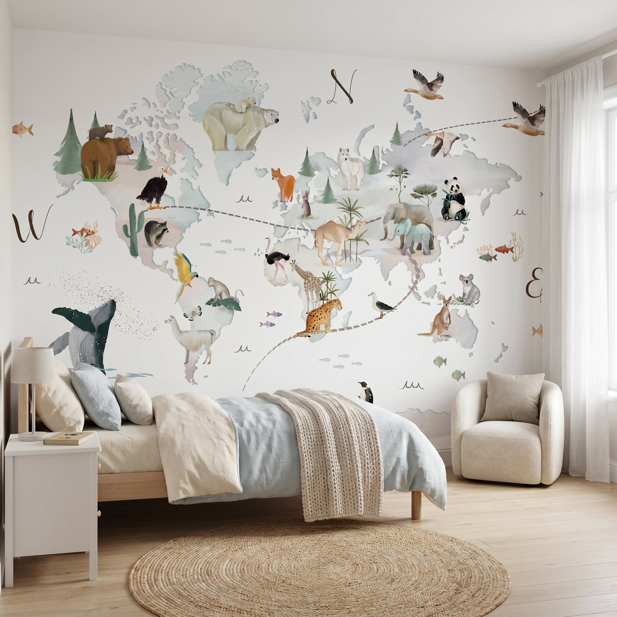 MAPA MUNDI I Mural de papel pintado