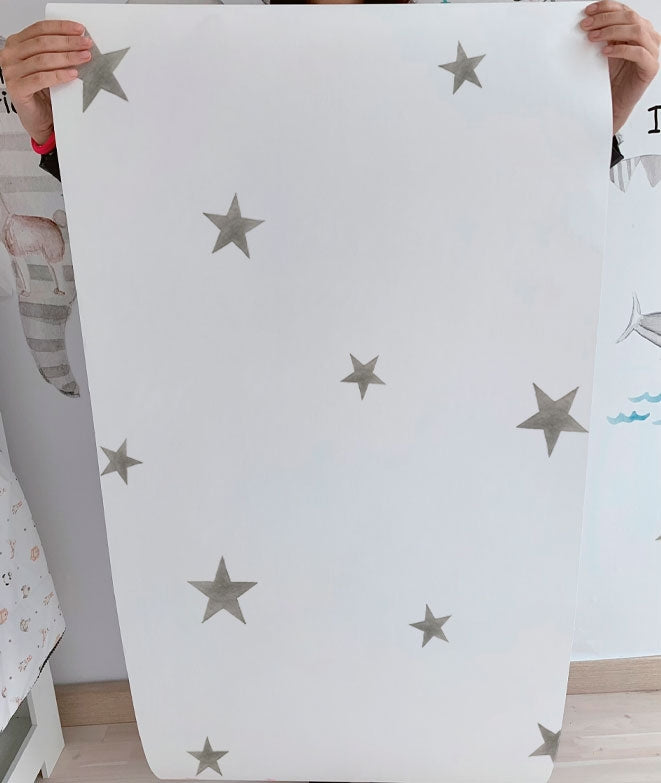 ESTRELLAS SURCANDO EL CIELO Papel pintado infantil