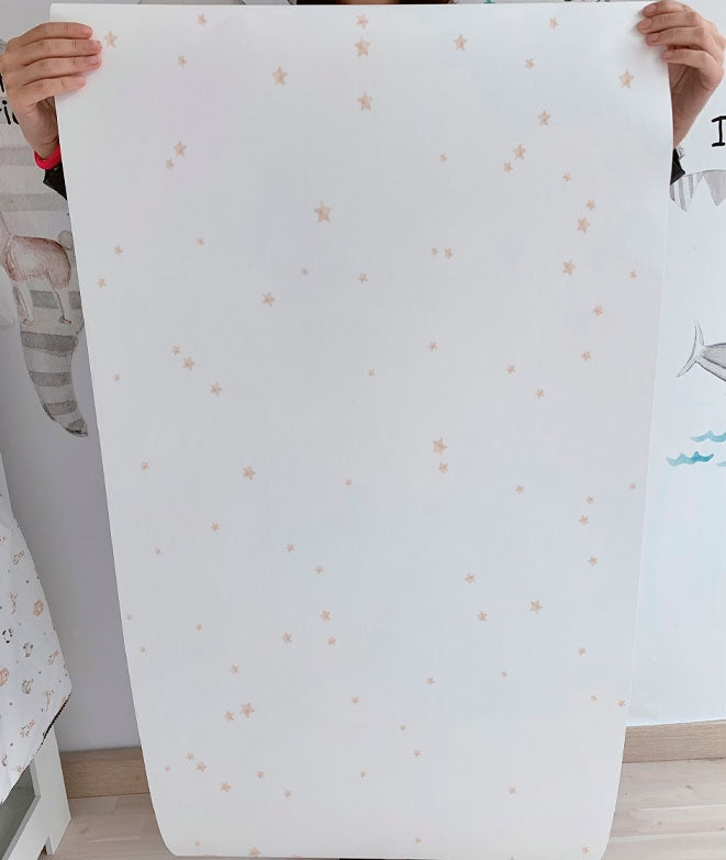 ESTRELLAS TIERRA Papel pintado infantil