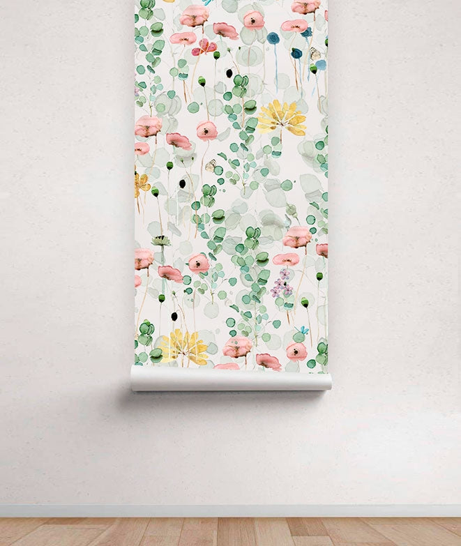 FLORAL Papel pintado infantil