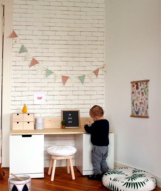 LADRILLOS ENCALADOS Papel pintado infantil