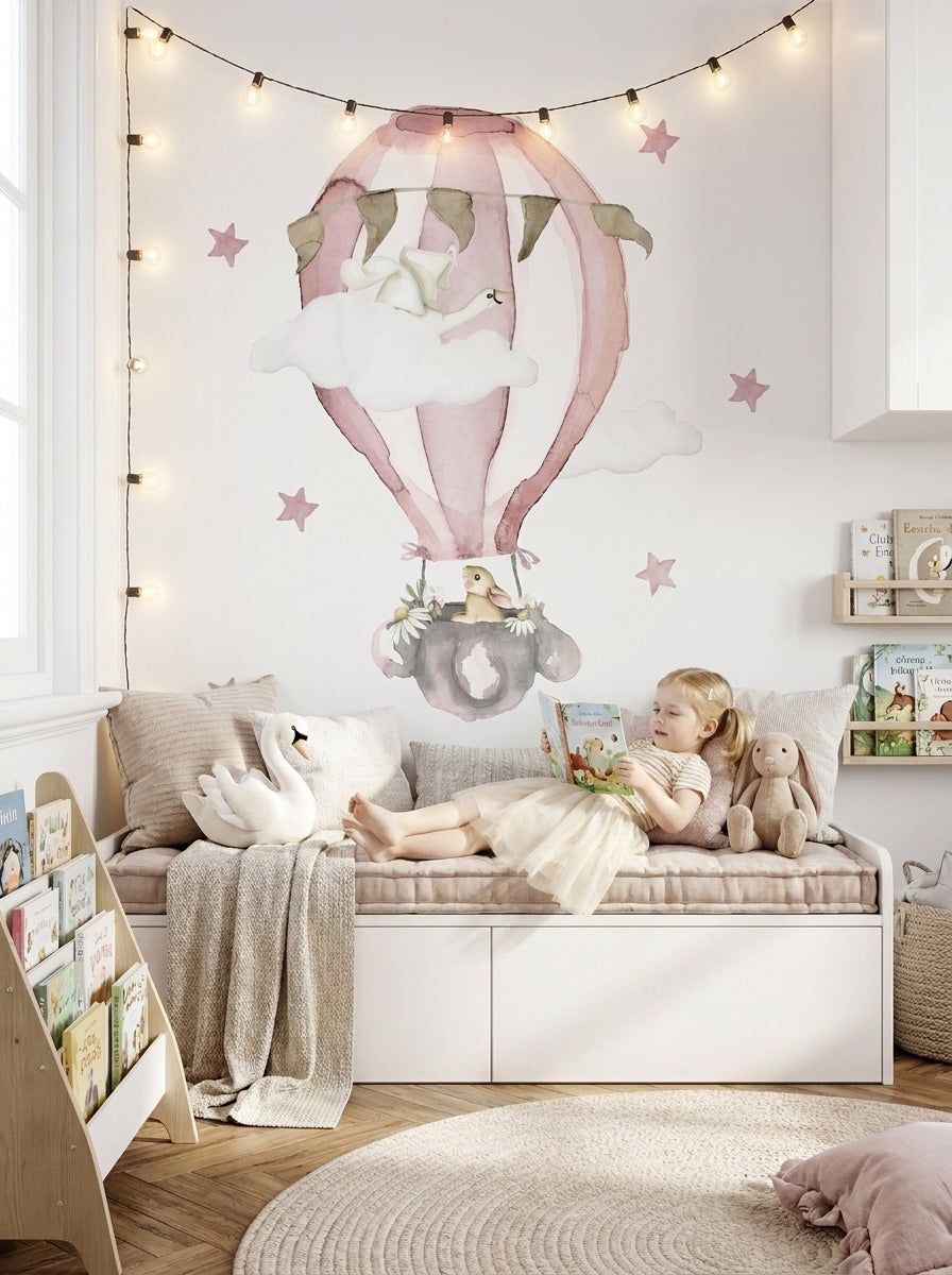 FLOWER BALLOON Kids wall sticker